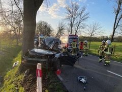 Poważny wypadek pod Braniewem