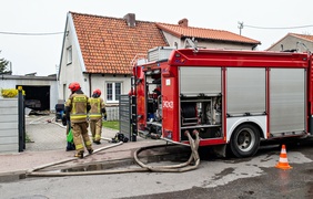 Pożar przy ul. Lubelskiej