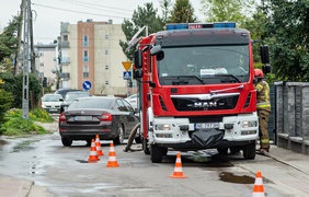 Pożar przy ul. Lubelskiej