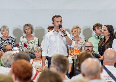 Donald Tusk w Elblągu mówił o porcie