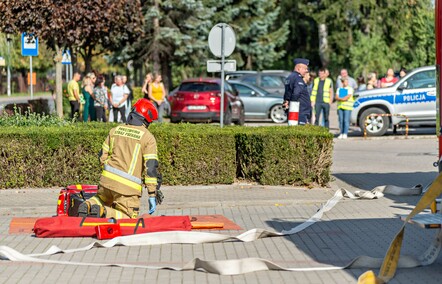 Zadymienie w EPWiK. Tak ćwiczyli strażacy!