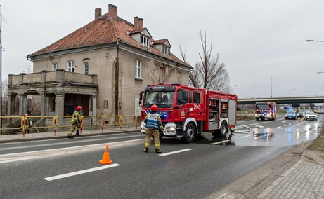 Pożar w zabytkowej willi