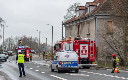 Pożar w zabytkowej willi