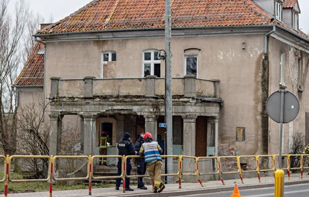 Pożar w zabytkowej willi