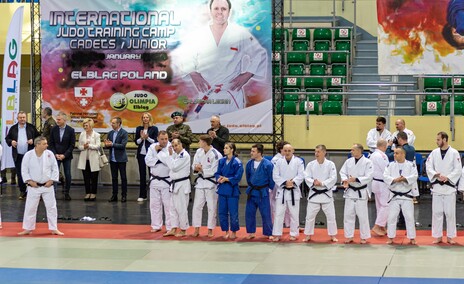 Judocy trenują w Elblągu