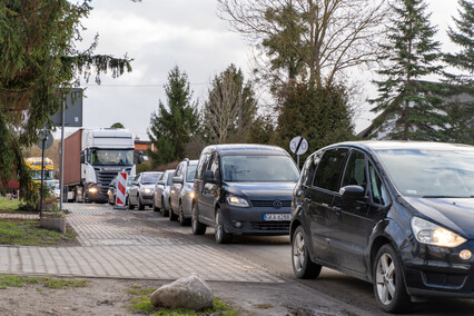 Kilkaset metrów dla kierowców drogą przez mękę