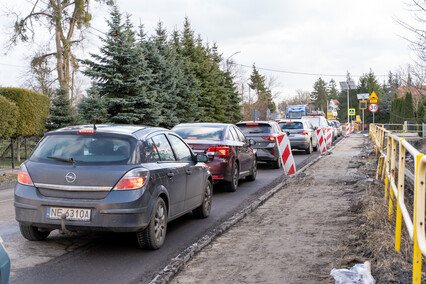 Kilkaset metrów dla kierowców drogą przez mękę