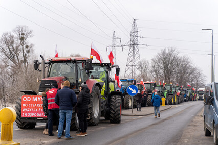 Strajk rolników w Elblągu. Tak go relacjonowaliśmy