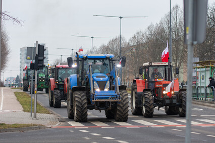 \"Potrzebujemy konkretnych rozwiązań\". Rolnicy protestowali na ulicach Elbląga