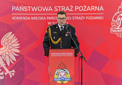 Komendant żegna się ze strażacką służbą