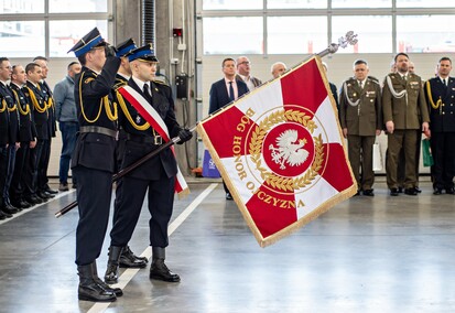 Komendant żegna się ze strażacką służbą