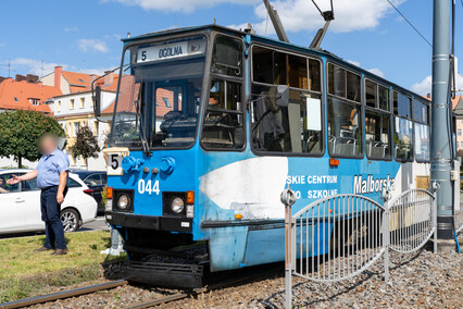 Zderzenie z tramwajem