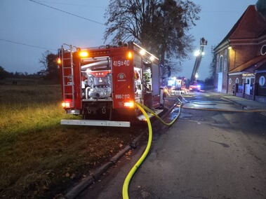 Pożar klasztoru w Braniewie