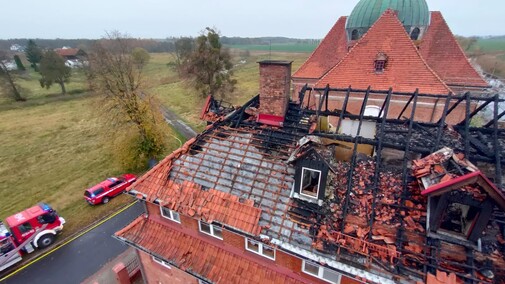 Pożar klasztoru w Braniewie