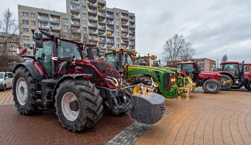 Gorący bigos, jemioła i życzenia od rolników