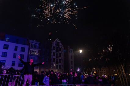 Tak Elbląg powitał nowy rok