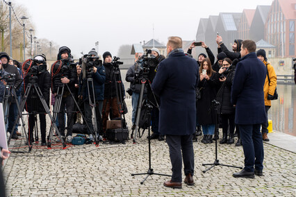 Rafał Trzaskowski w Elblągu: Taki projekt przekopu wreszcie można pochwalić