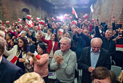 Karol Nawrocki w Elblągu: \"To studium upadku musimy powstrzymać\"