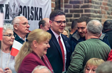 Karol Nawrocki w Elblągu: \"To studium upadku musimy powstrzymać\"