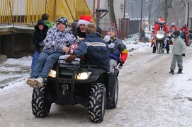 Prezenty przyjechały na motocyklach