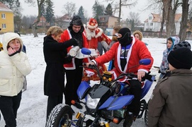 Prezenty przyjechały na motocyklach