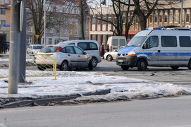 Groźna kolizja na Płk. Dąbka