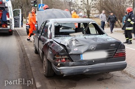 Wypadek na Grunwaldzkiej: dwie osoby w szpitalu