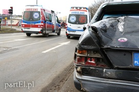 Wypadek na Grunwaldzkiej: dwie osoby w szpitalu