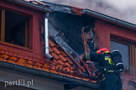 Pożar na Sadowej, mieszkańcy ewakuowani