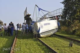 Wypadek na pochylni w Kątach