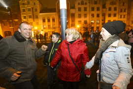 Elblążanie powitali 2017 rok