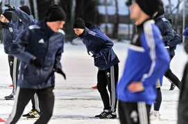 W śniegu i na mrozie, czyli pierwszy trening Olimpii