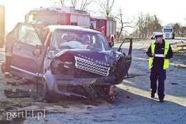 Wypadek na \"starej siódemce\"