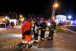 Pożar w wieżowcu przy Malborskiej