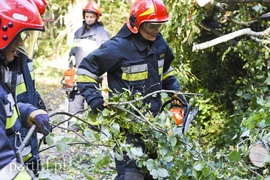 Strażacy kontra żywioł. Wielkie ćwiczenia we Fromborku