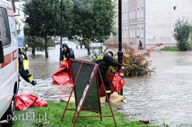 Elbląg i region walczą z powodzią. Najgorzej jest na Związku Jaszczurczego (aktualizacja z godz. 15.30)