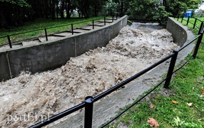 Elbląg i region walczą z powodzią. Najgorzej jest na Związku Jaszczurczego (aktualizacja z godz. 15.30)