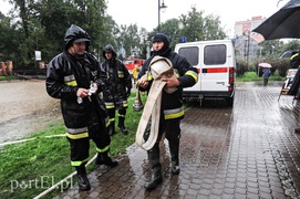 Elbląg i region walczą z powodzią. Najgorzej jest na Związku Jaszczurczego (aktualizacja z godz. 15.30)