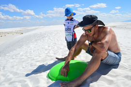 White Sands, Nowy Meksyk, czyli sanki na piasku