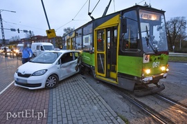 Kolizja na Grunwaldzkiej, tramwaje nie jeździły przez godzinę