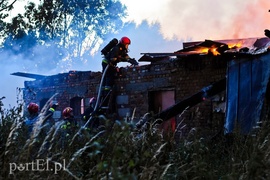 Pożar domu w Karczowiskach Górnych