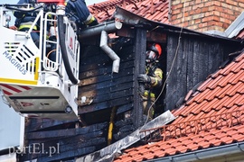 Pożar w budynku przy ul. Ogrodowej