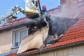 Pożar w budynku przy ul. Ogrodowej