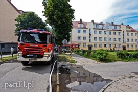 Pożar w budynku przy ul. Ogrodowej