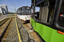 Zderzenie tramwajów na płk. Dąbka