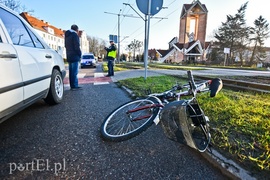 Potrącenie rowerzystki na przejeździe dla rowerów