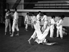 Elbląski sport z lat 70. na zdjęciach Czesława Misiuka: Judo