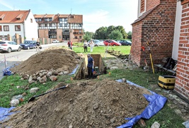 Archeologiczne odkrycie przy muzeum. Naukowcy odnaleźli fragmenty średniowiecznej baszty