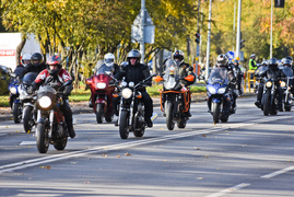 Motocykliści pożegnali Beatę Kisiel