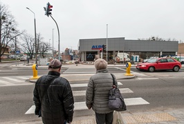 Skrzyżowanie Pionierskiej i Robotniczej już po przebudowie